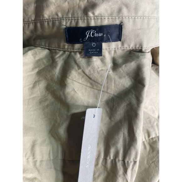 J. Crew‎ Button Down Women's Khaki Dress NWT MSRP $129 - Picture 5 of 8